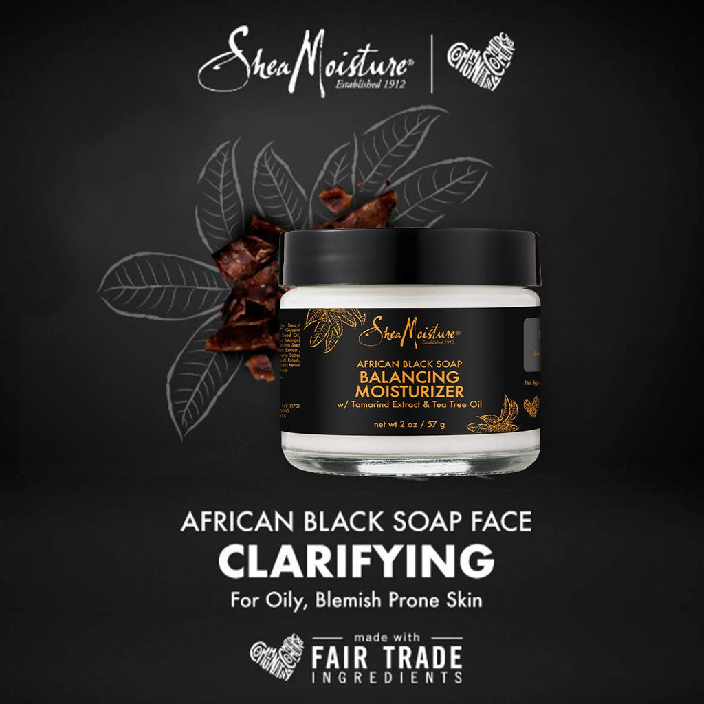 Shea Moisture African Black Soap Balancing Moisturizer 2oz - ikatehouse