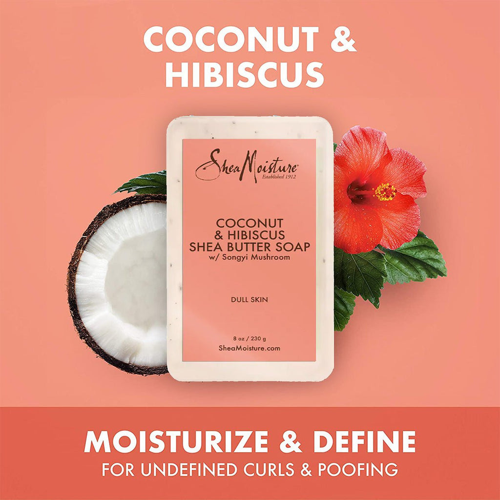 Shea Moisture Coconut n Hibiscus Shea Butter Soap 8oz - ikatehouse