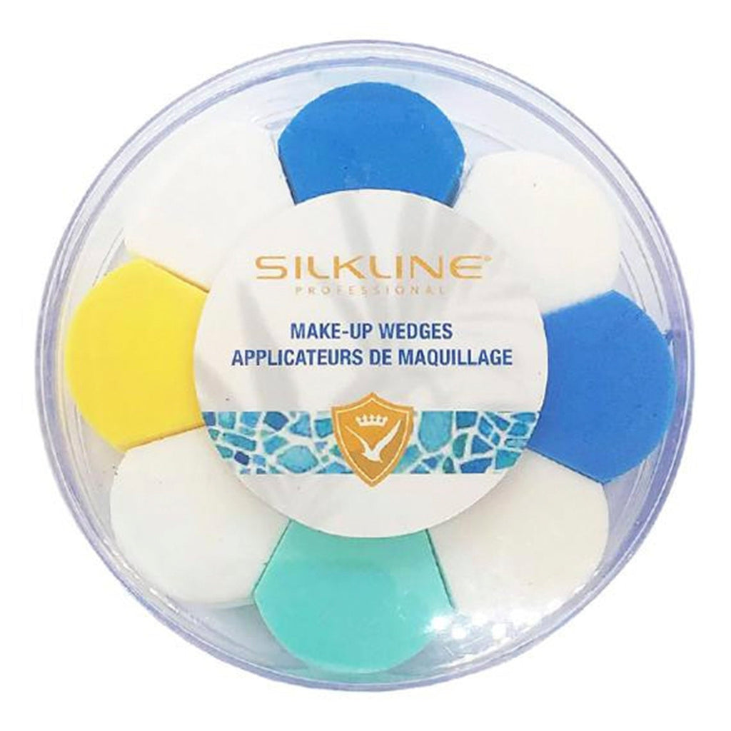 Silkline Professional Makeup Wedges 8pcs - ikatehouse
