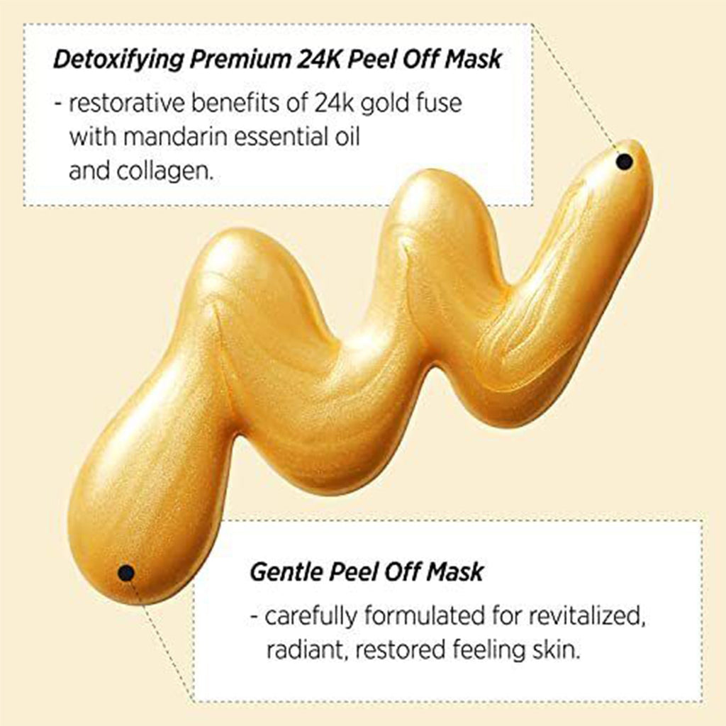 Sooae Revive Gold Anti-Aging Peel Off Mask 3.4oz/ 100ml - ikatehouse