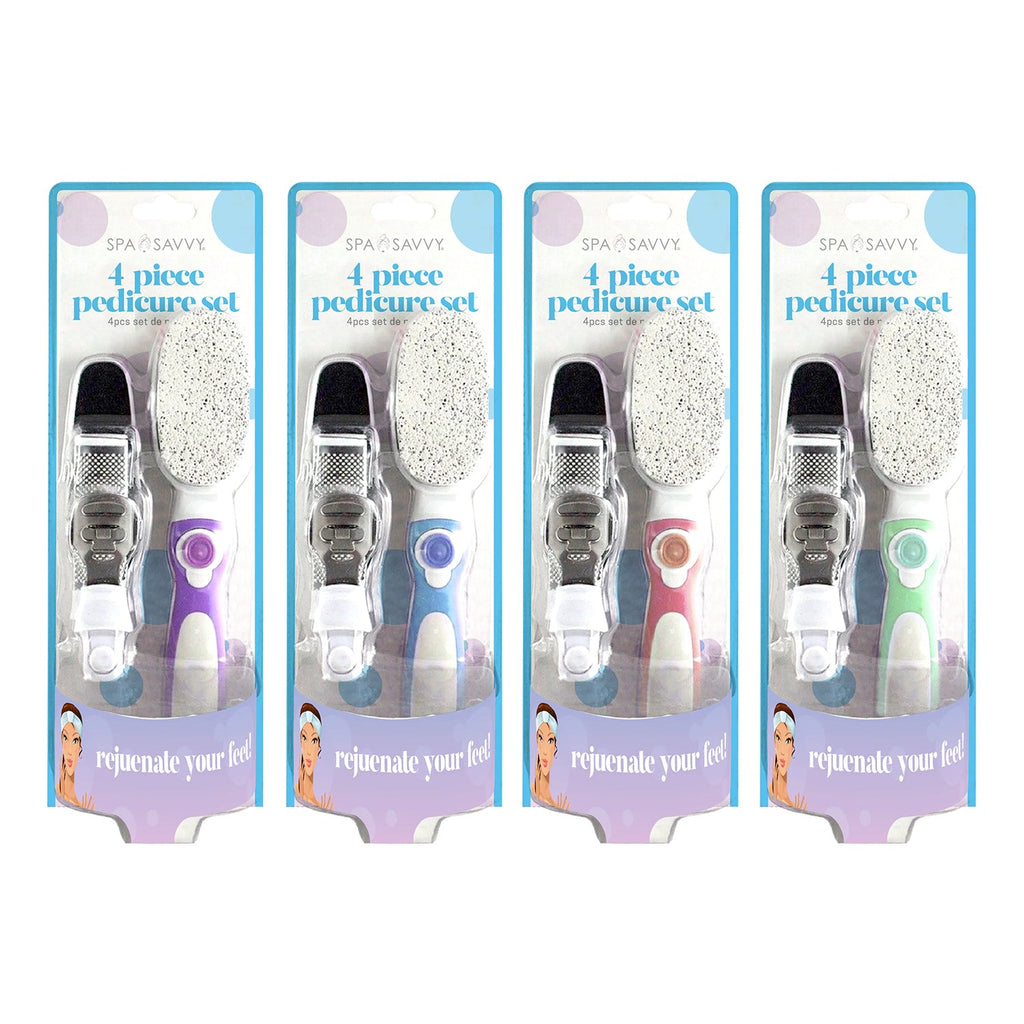 Spa Savvy 4 Piece Pedicure Set - ikatehouse