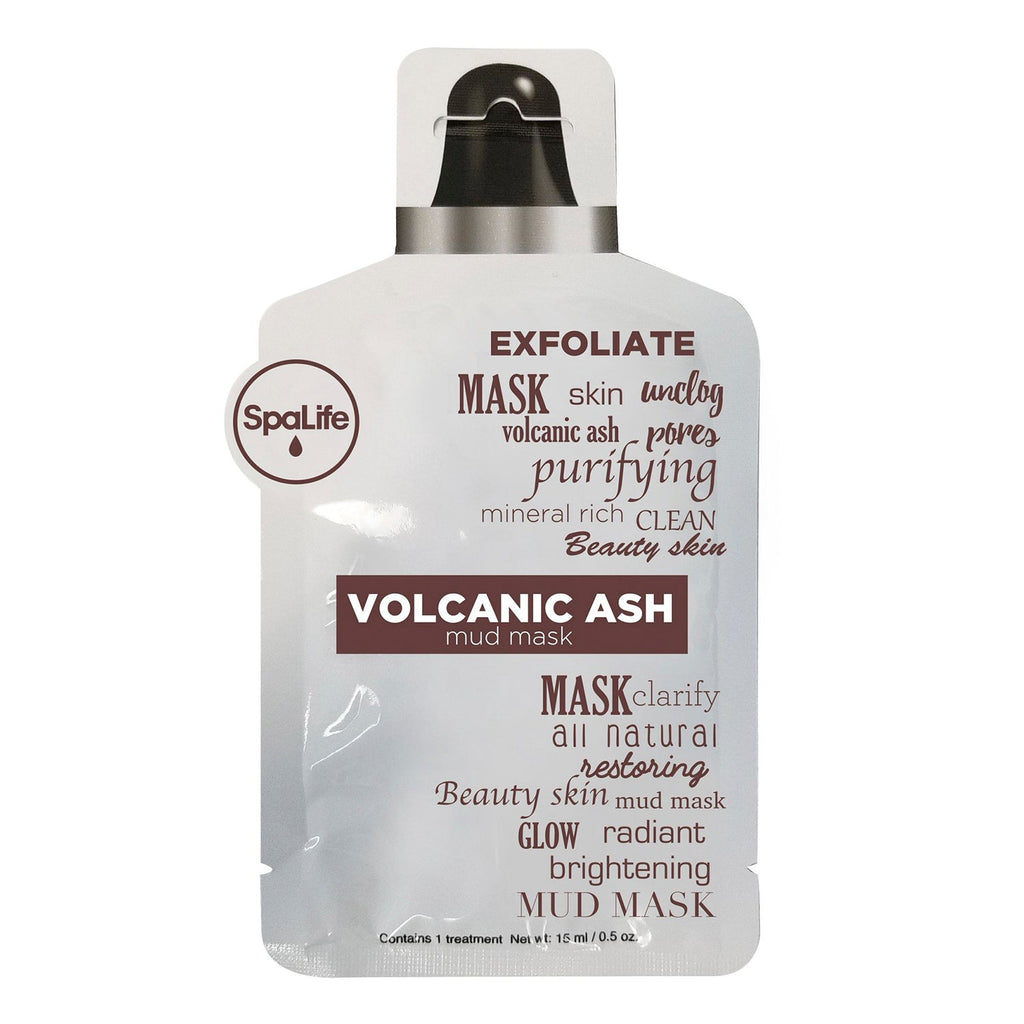 SpaLife Exfoliate Volcanic Ash Mud Mask 0.5oz - ikatehouse