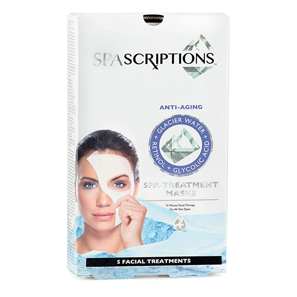 Spascriptions Anti-Aging Spa Treatment Facial Masks 5pcs - ikatehouse