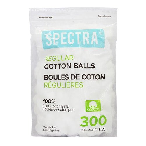 Spectra Regular 100% Cotton Balls 300 Balls - ikatehouse