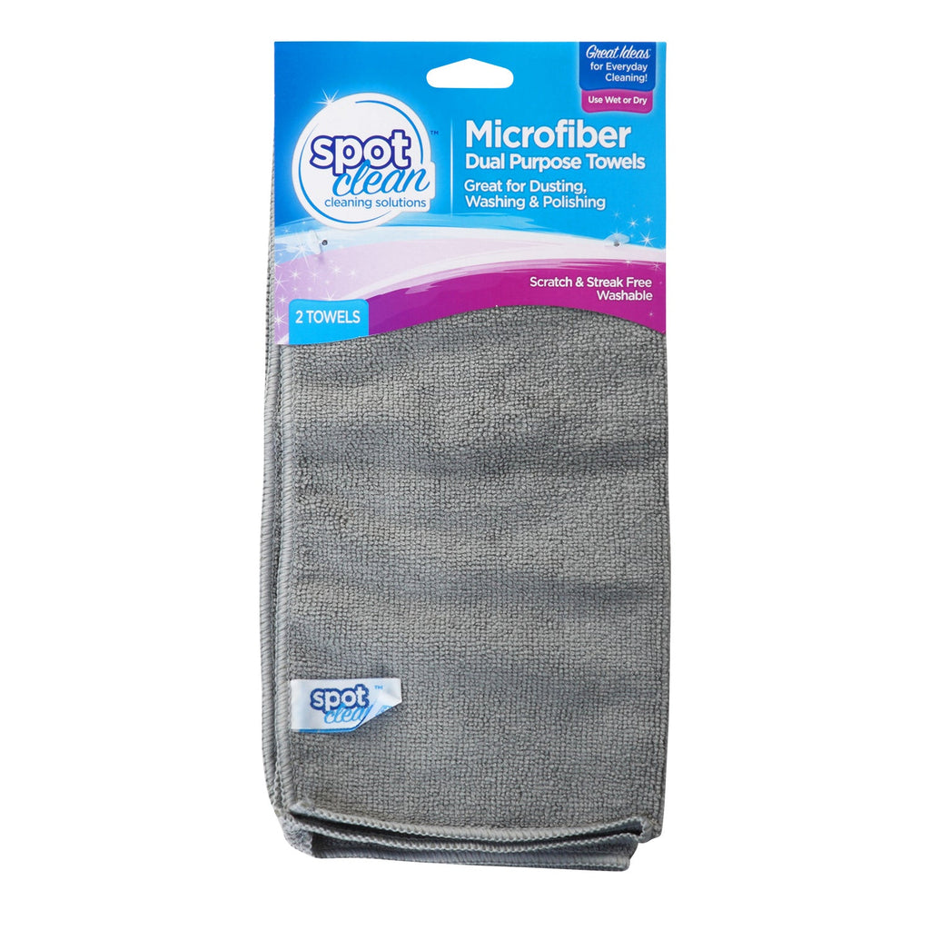 Spot Clean Microfiber Dual Purpose Towels 2 packs - ikatehouse