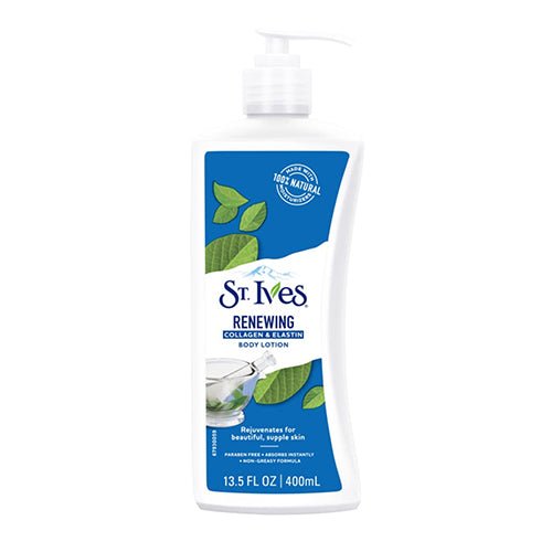 St Ives 100% Natural Body lotion 13.5oz/ 400ml - ikatehouse