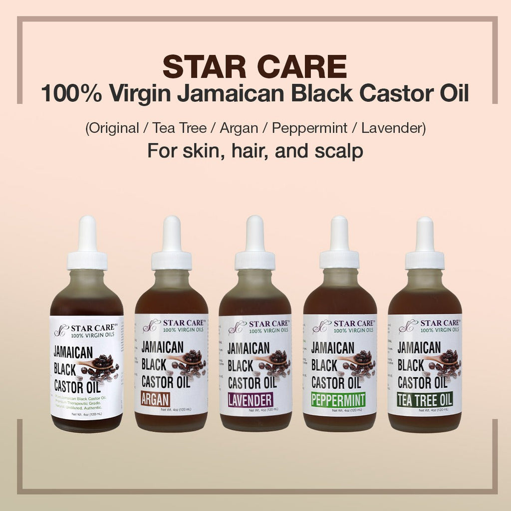 Star Care 100% Virgin Jamaican Black Castor Oil 4oz/ 120ml - ikatehouse