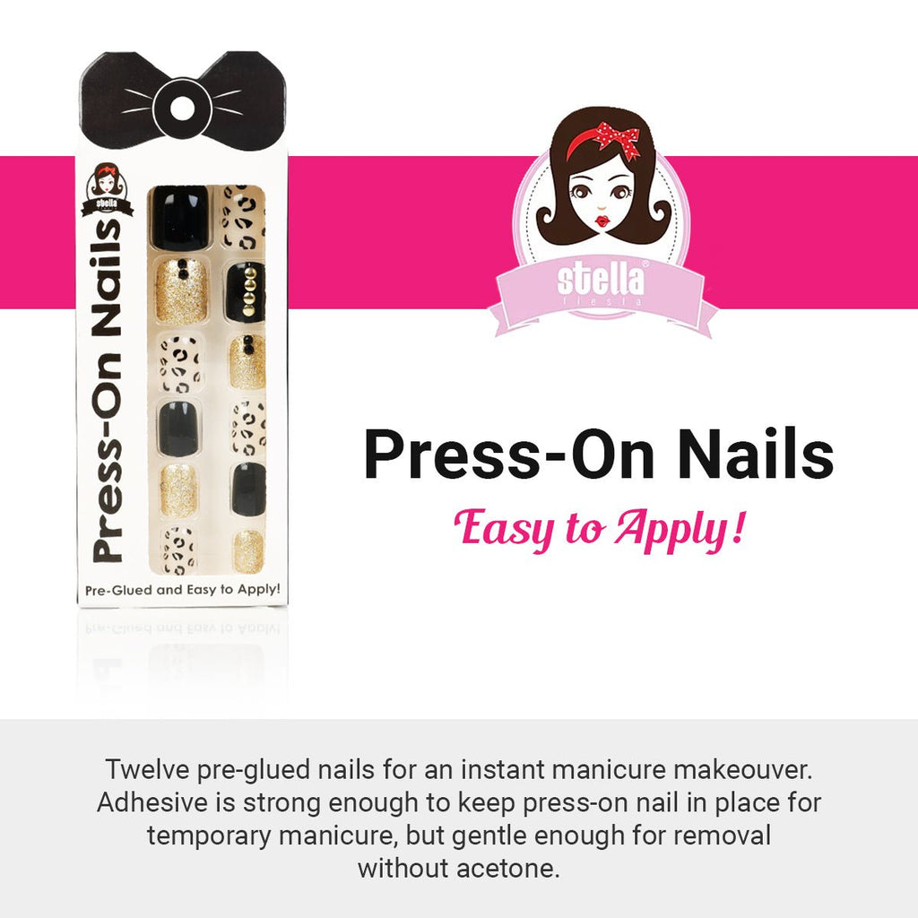 Stella Fiesta Press On Nails Pre Glued And Easy To Apply - ikatehouse