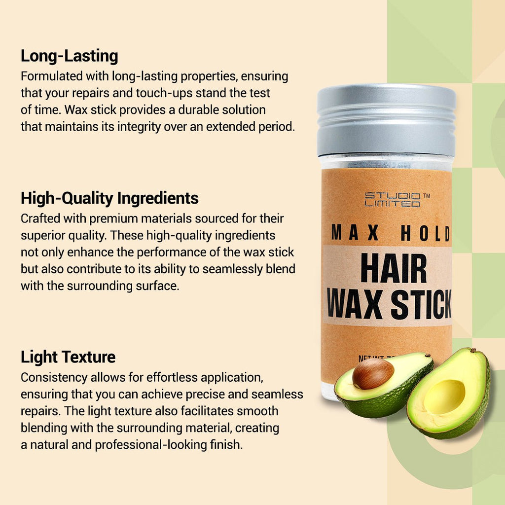 Studio Limited Hair Wax Stick Max Hold 2.7oz/ 76g - ikatehouse