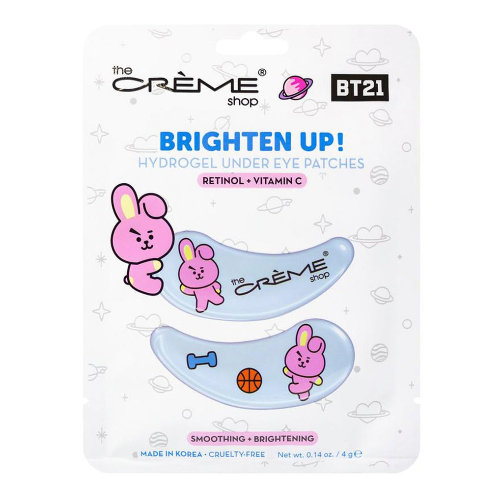 The Creme Shop BT21 Hydrogel Brighten Up Cooky Under Eye Patches for Smoothing n Firming - ikatehouse