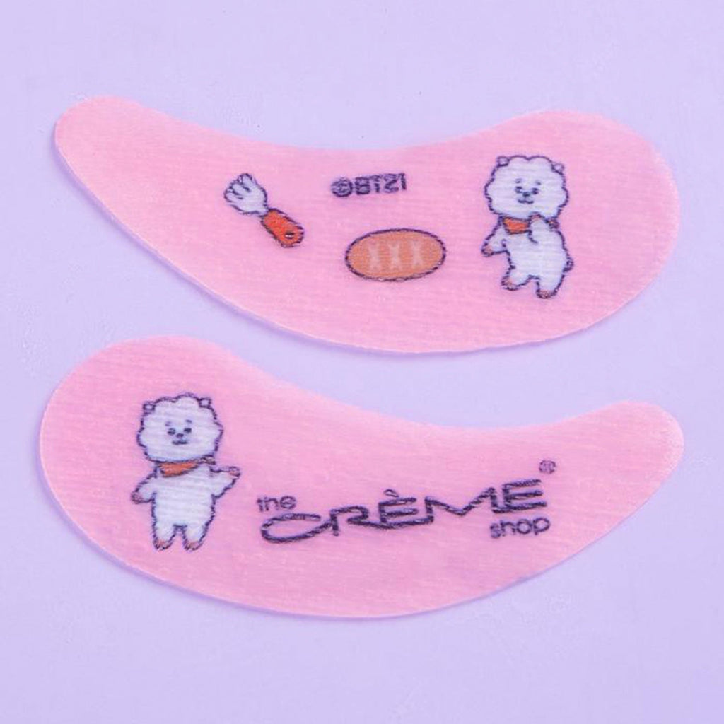 The Creme Shop BT21 Hydrogel Gentle Cutie RJ Under Eye Patches for Hydrating n Calming - ikatehouse