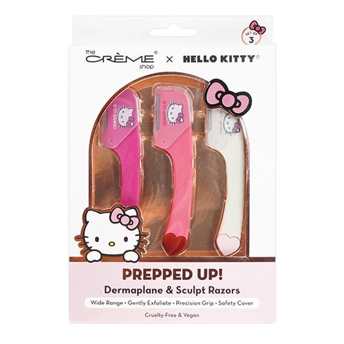 The Creme Shop Hello Kitty Eyebrow Razor 3pcs - ikatehouse