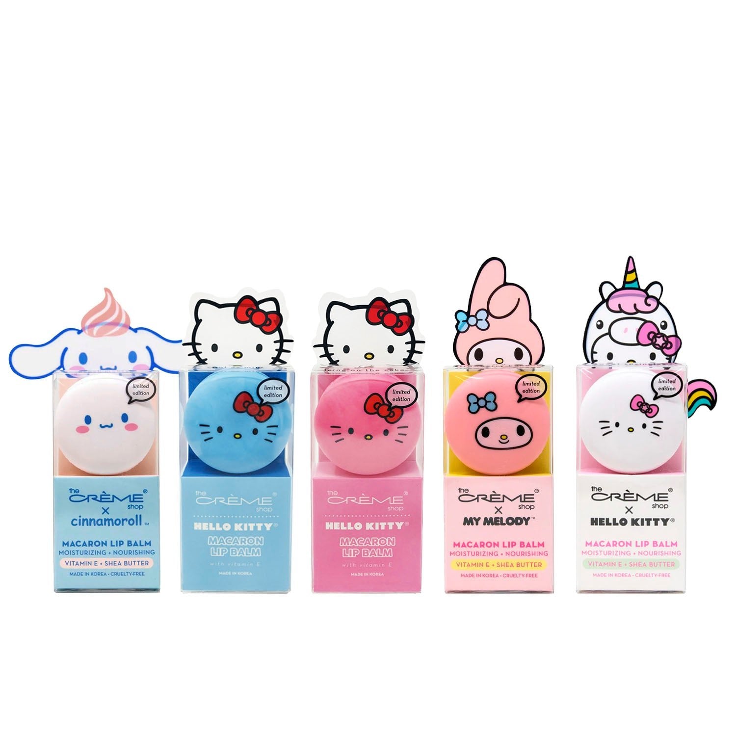 BUNDLE of Sanrio HELLO KITTY Ice Cream Tote 2 Headbands CREME SHOP Lip Balm NWT The Crème Shop x Hello Kitty & Friends Lip Balm - Banana  main image 3