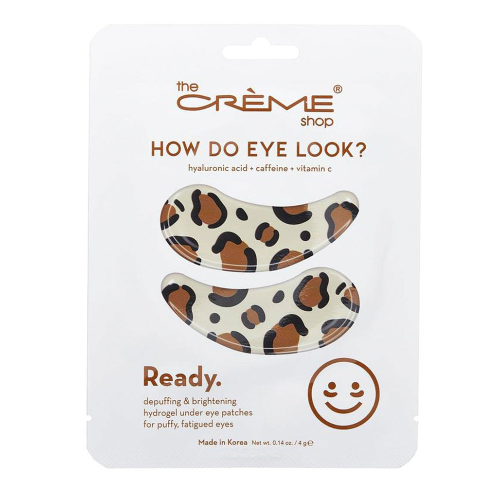 The Creme Shop How Do Eye Look Ready Hydrogel Under Eye Patches for Depuffing n Brightening - ikatehouse