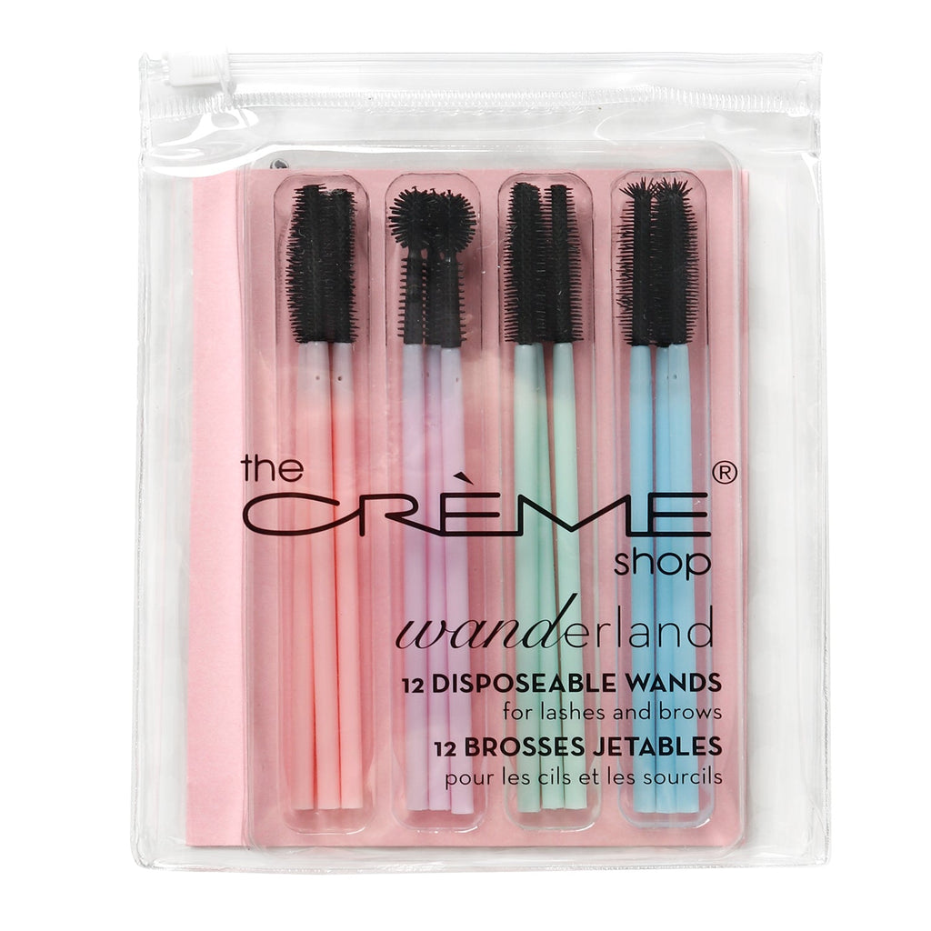 The Creme Shop Wonderland Disposable Wands For Lashes n Brows 12pc - ikatehouse