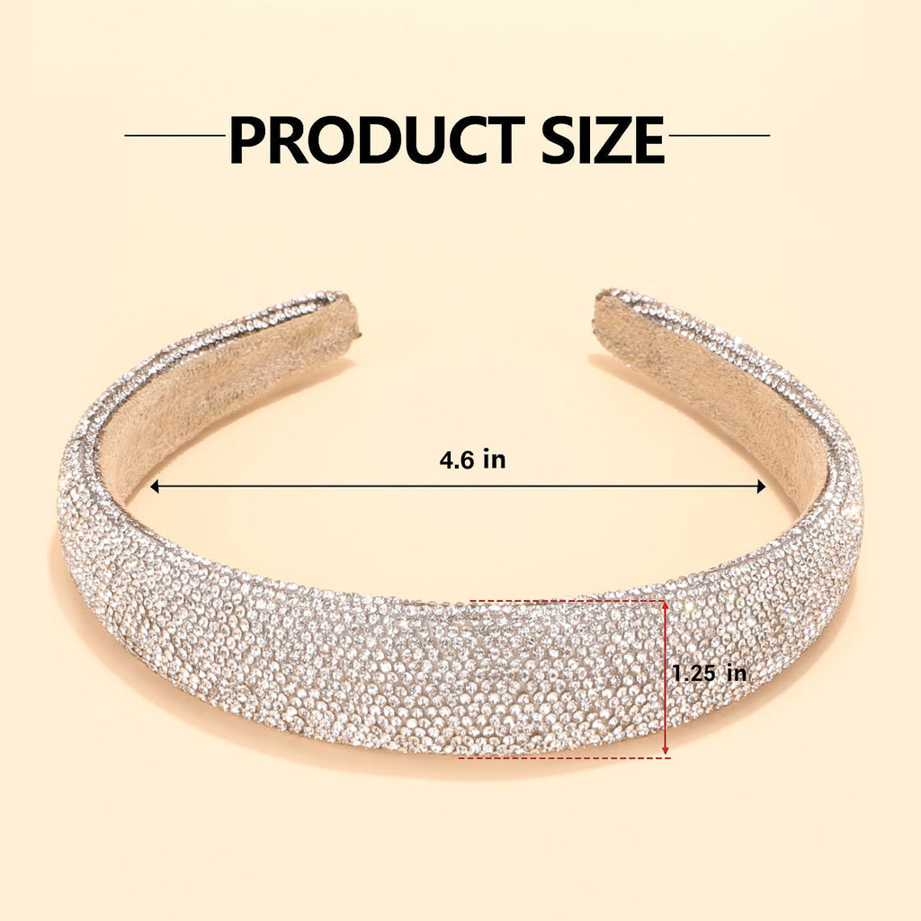 The Mani Rhinestone Headband - ikatehouse