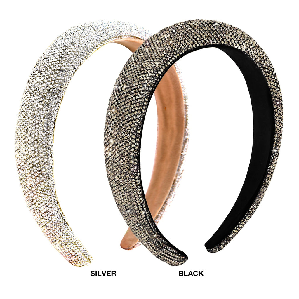 The Mani Rhinestone Headband - ikatehouse