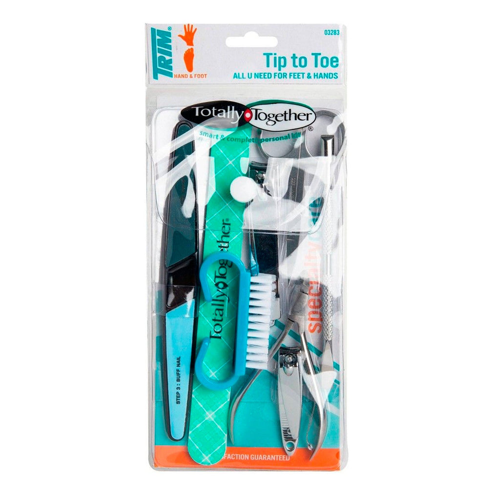 Trim Tip to Toe Manicure n Pedicure Care Tool Kit 8pcs - ikatehouse