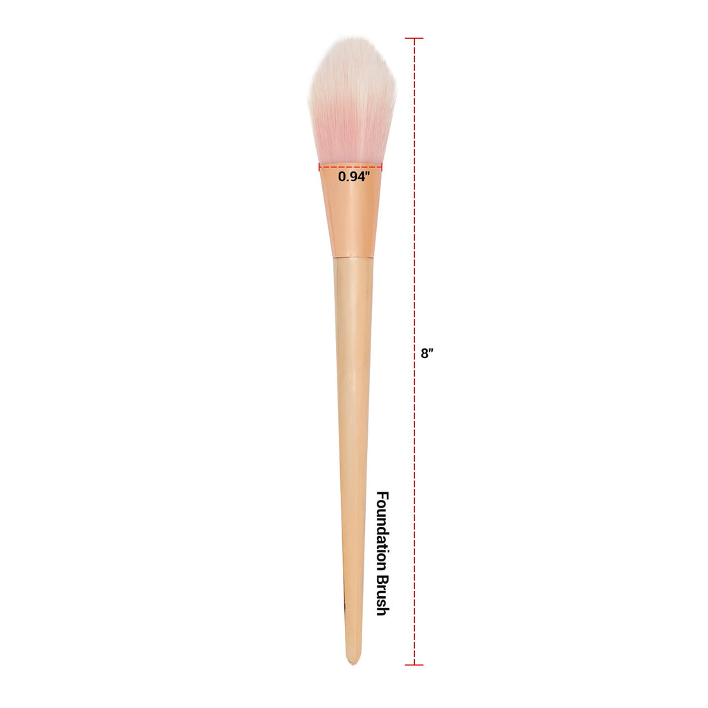 Trubeauty Pro Metallics Tapered Foundation Brush - ikatehouse