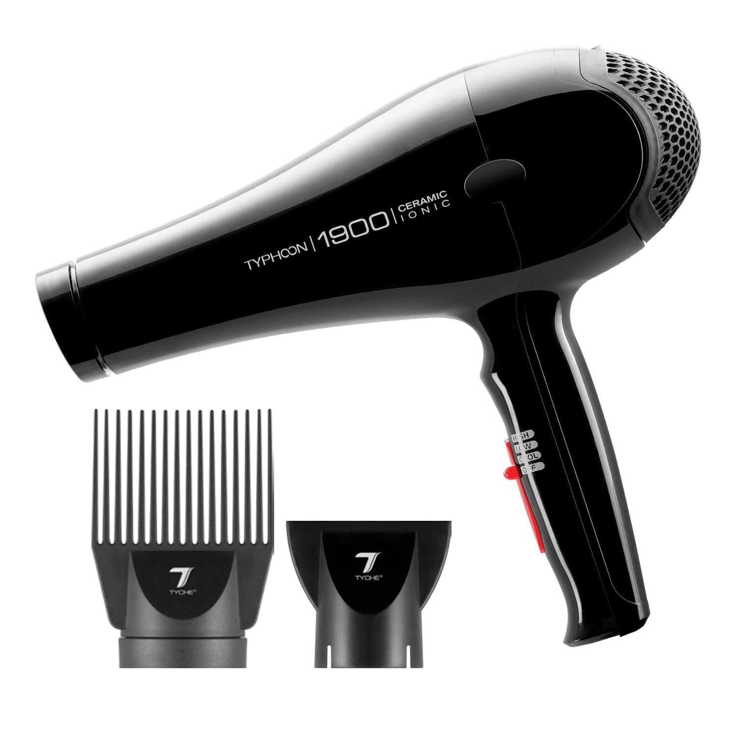 Tyche Typhoon Ceramic Ionic Hair Dryer 1900 – ikatehouse