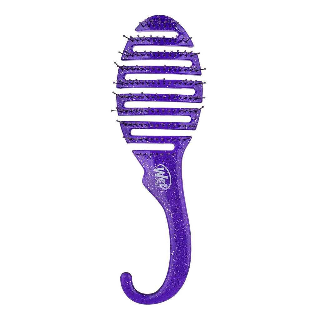 Wet Brush Shower Detangler Purple Glitter - ikatehouse